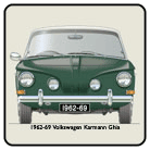 VW Karmann Ghia 1962-69 Coaster 3